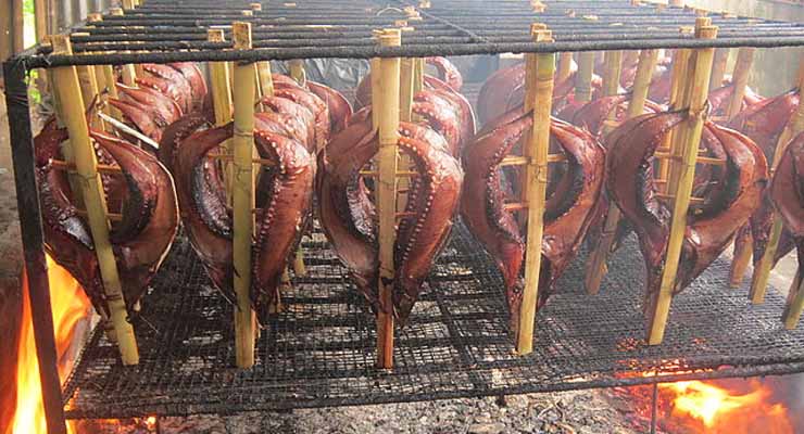 proses pembuatan Ikan cakalang fufu