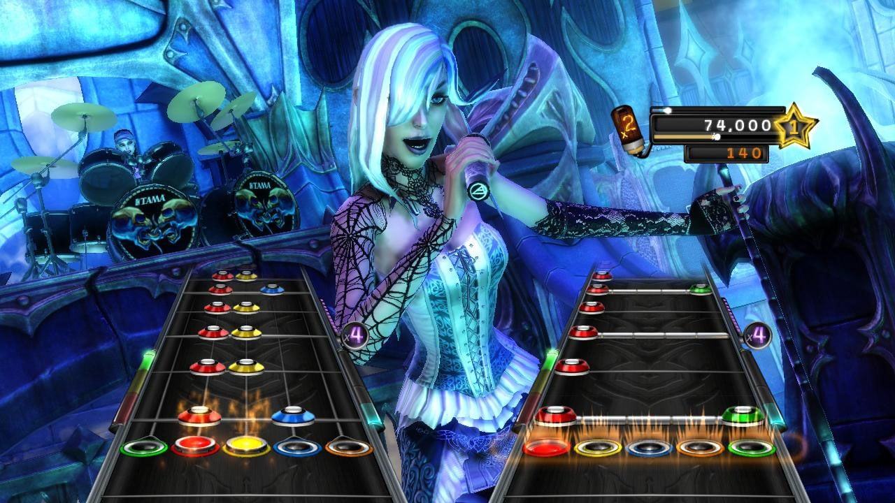 tingkat kesulitan bermain guitar hero