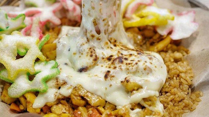 kelezatan nasi goreng mozarella